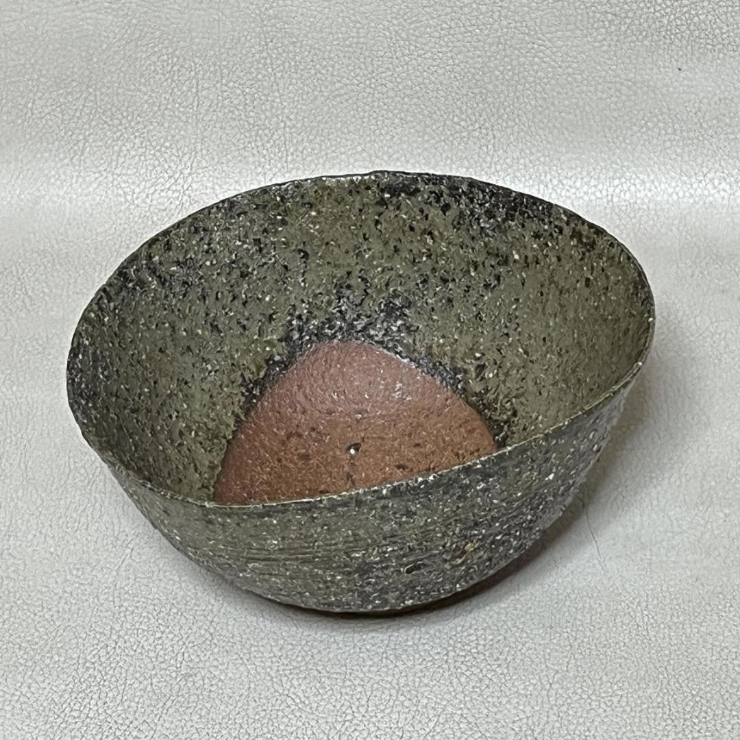 中村梅山 鉢 共箱 菓子鉢 抹茶碗 茶道具 【k3315】