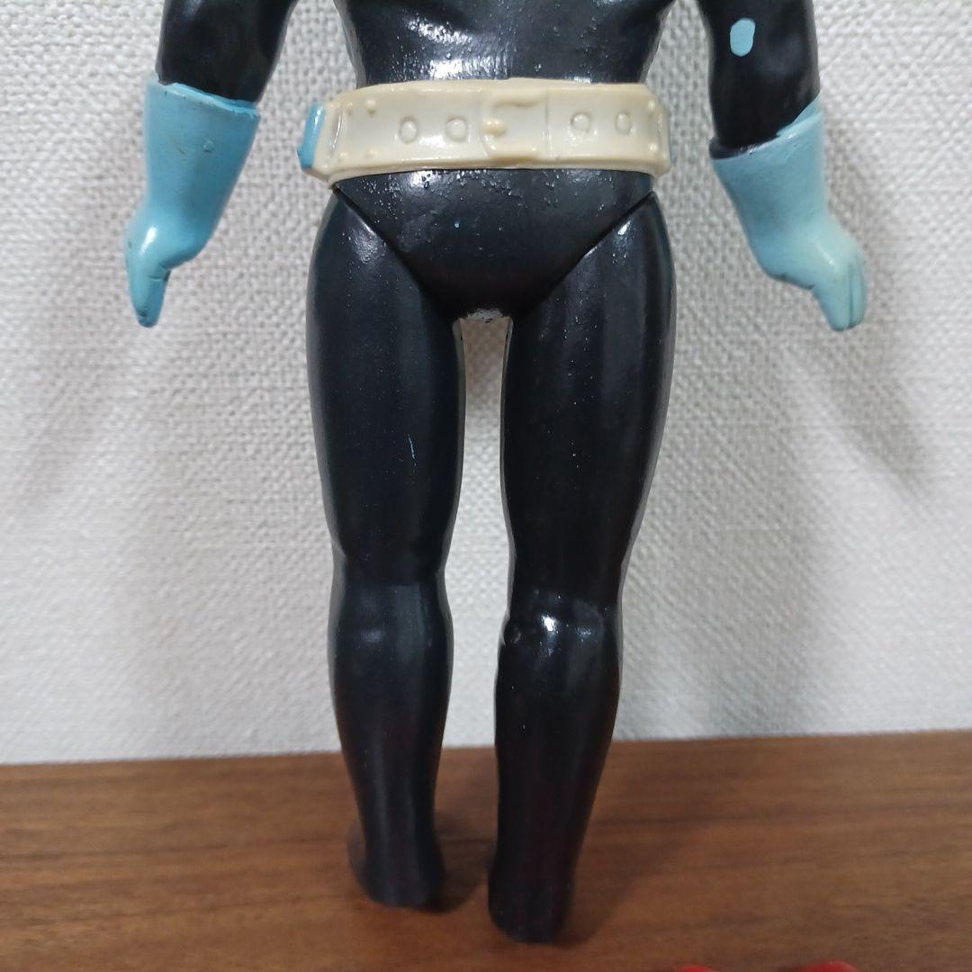 無版権　パチもの「仮面ライダー」風の面取れ希少ソフビフィギュア