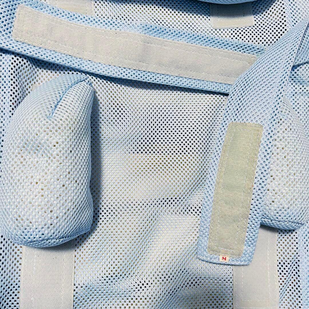 アクアピット メッシュ バスチェア 折りたたみ式 ライトブルー 障がい児用