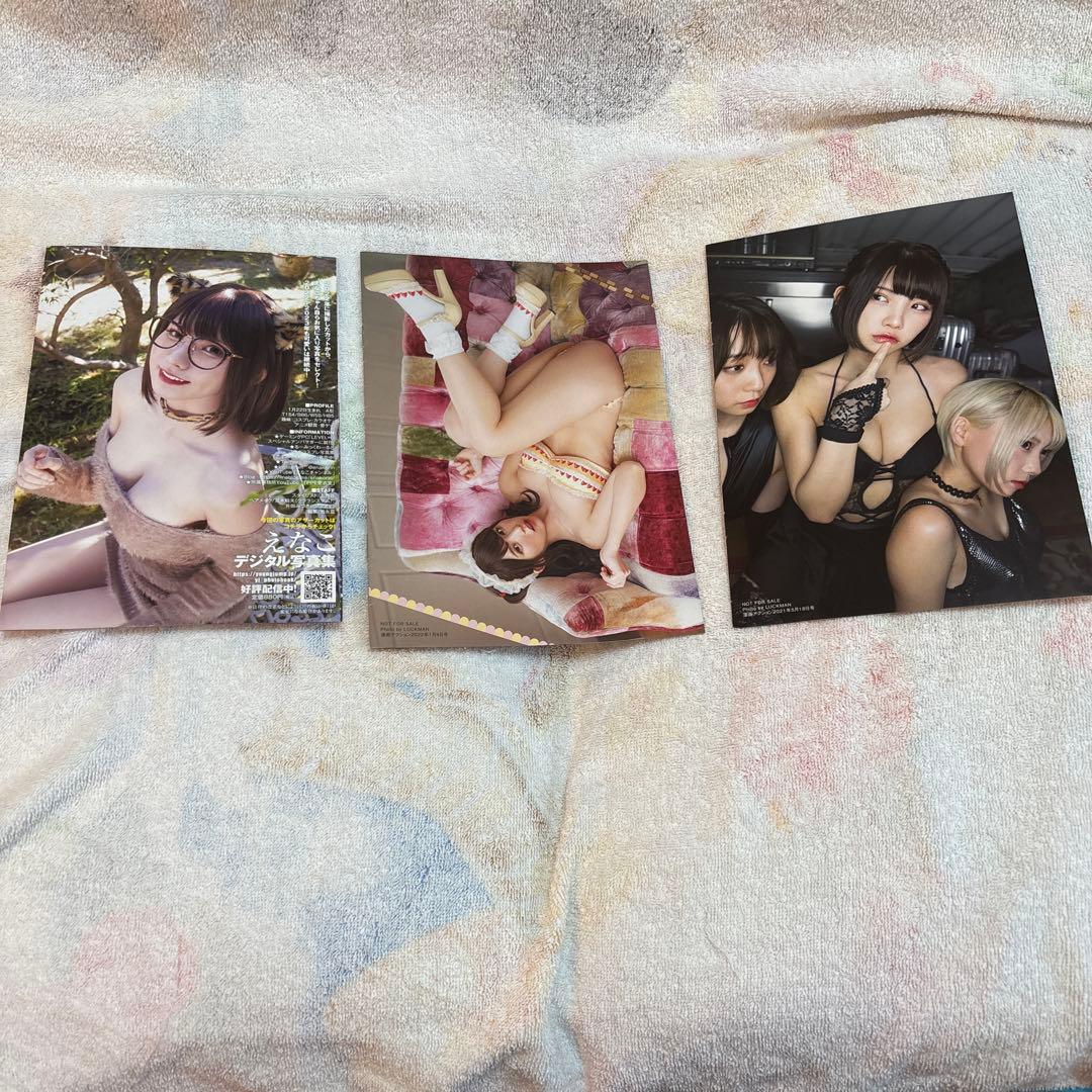 えなこ 大判ポスター、過去カレンダー等セット