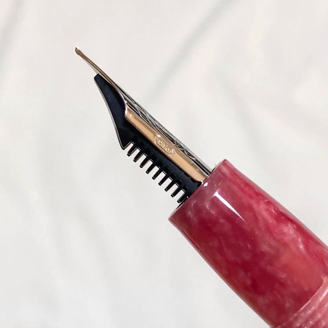 【新品】DELTA デルタ万年筆　ラ・ピアッツェッタ　エージド・ピンク　EF