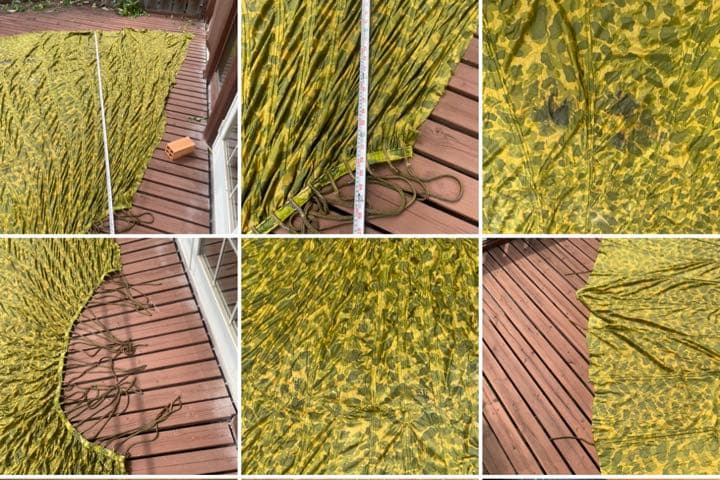 米軍　放出品　激レア　パラシュート生地　アメリカ軍