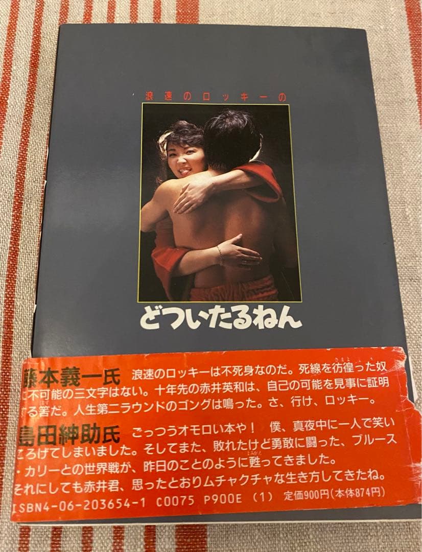 浪速のロッキー　どついたるねん　赤井英和　本・パンフレット・冊子　おまけの写真