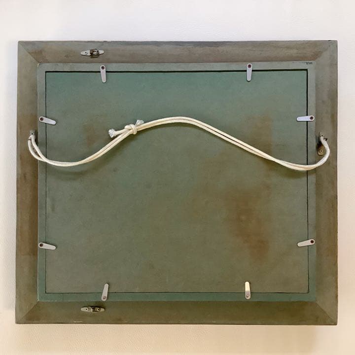 【嶋津俊則/モンマルトルの坂道】油絵 額縁付き サインあり(F3)