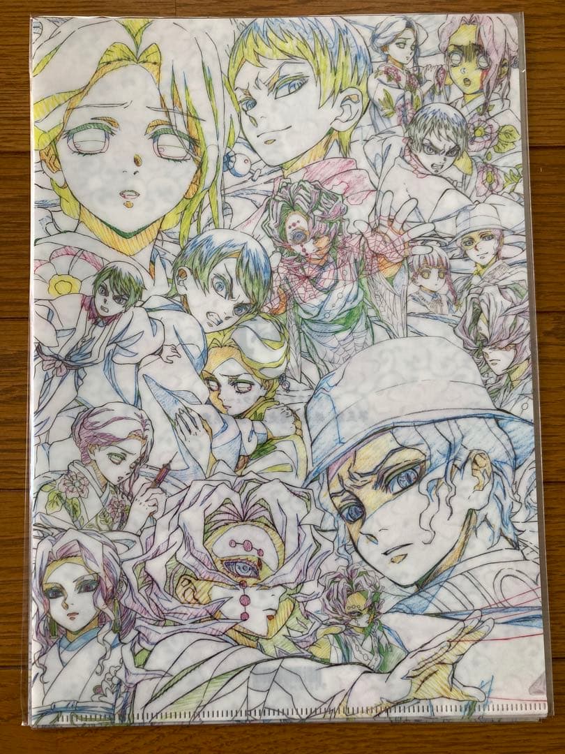 鬼滅の刃　絵巻カフェ　クリアファイル　第一期〜六期　6枚