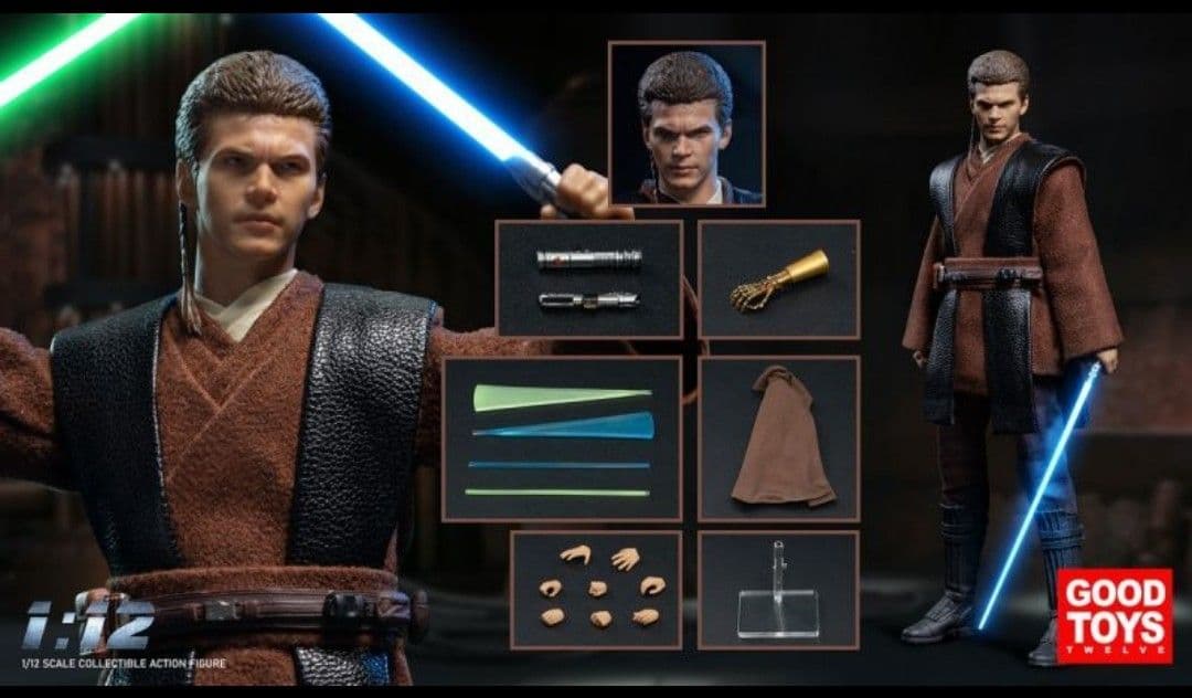 新品未使用　1/12　アナキン　アクションフィギュア　スター・ウォーズ