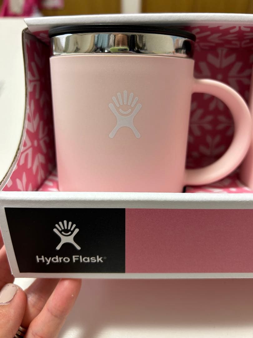 日本未発売　Hydro Flaskのマグカップ　ペア　ベビーピンク