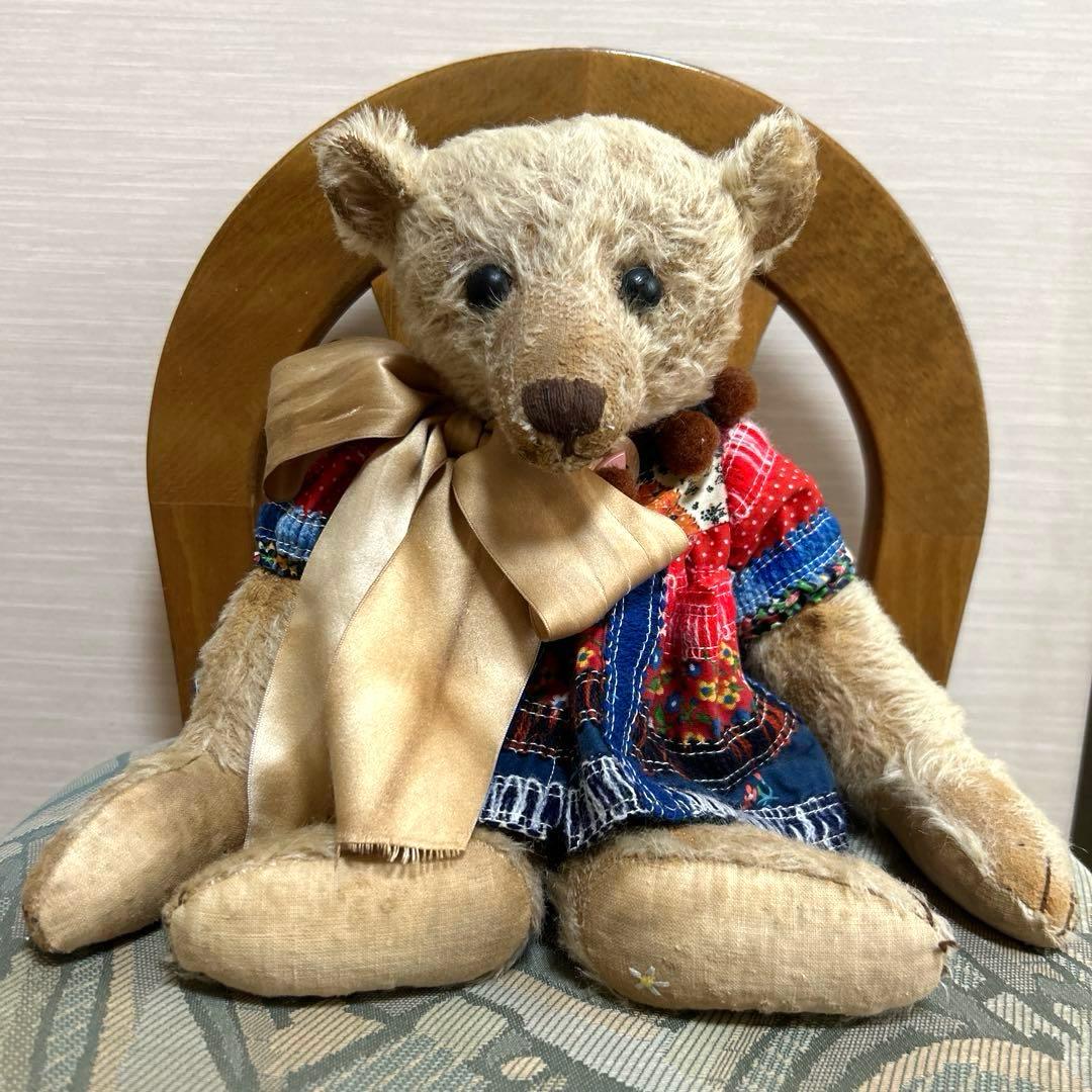 フォーゲットミーノットベア　リズさん アーティストベア海外作家　アンティークベア