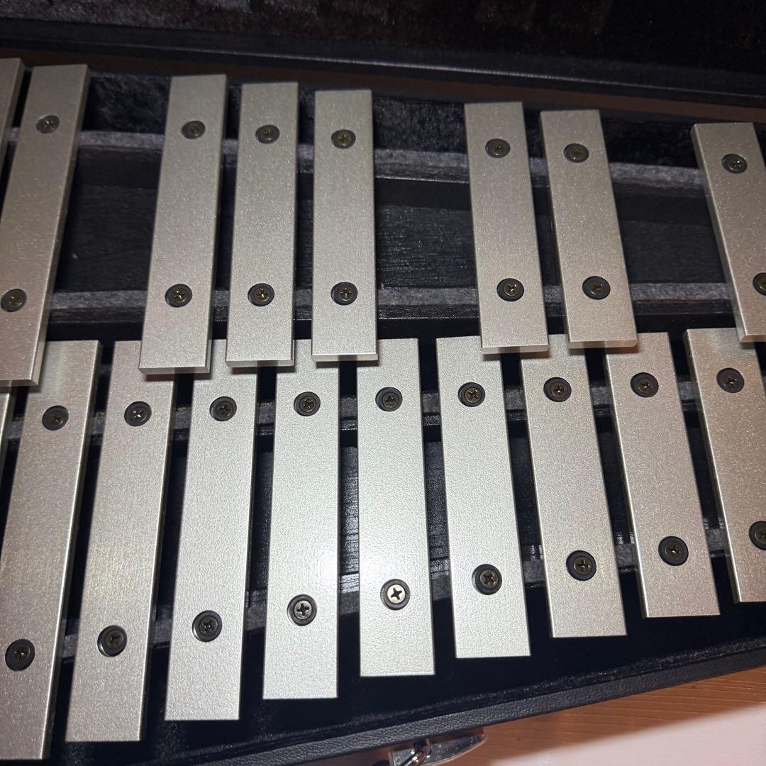 KOROGI glockden 鉄琴 シルバー ケース付き