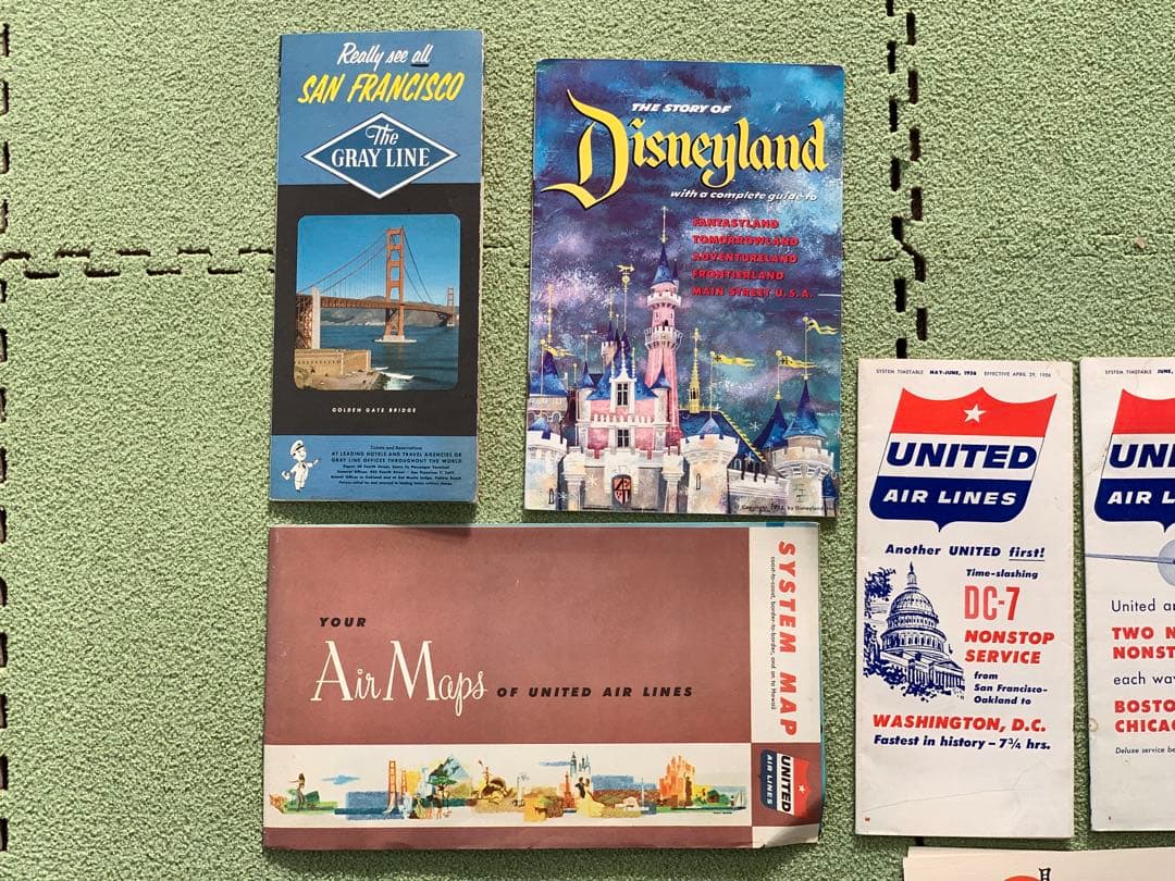 ユナイテッド航空　ディズニーランド　サンフランシスコ　JAL アメリカ　観光