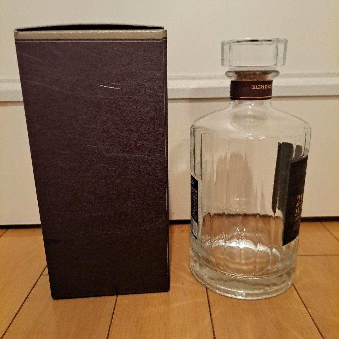 Hibiki 21年 Old Suntory Whisky 空き箱、空き瓶