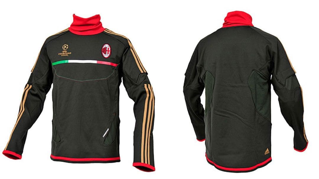 A.C.ミラン・オフィシャルUEFA \"テクニカル\"トレーニングトップ