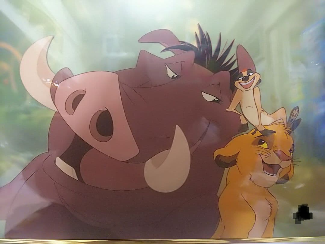 ディズニー セル画 ライオンキング ハクナマタタ