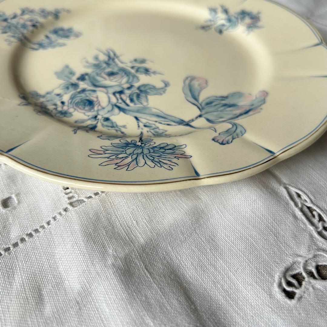 LONGCHAMPS デザート　プレート　b ボタニカル　手彩色