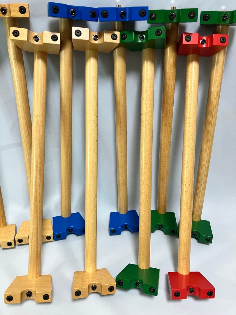 ≪美品≫カラー運動棒(10本組) マスセット株式会社 71355