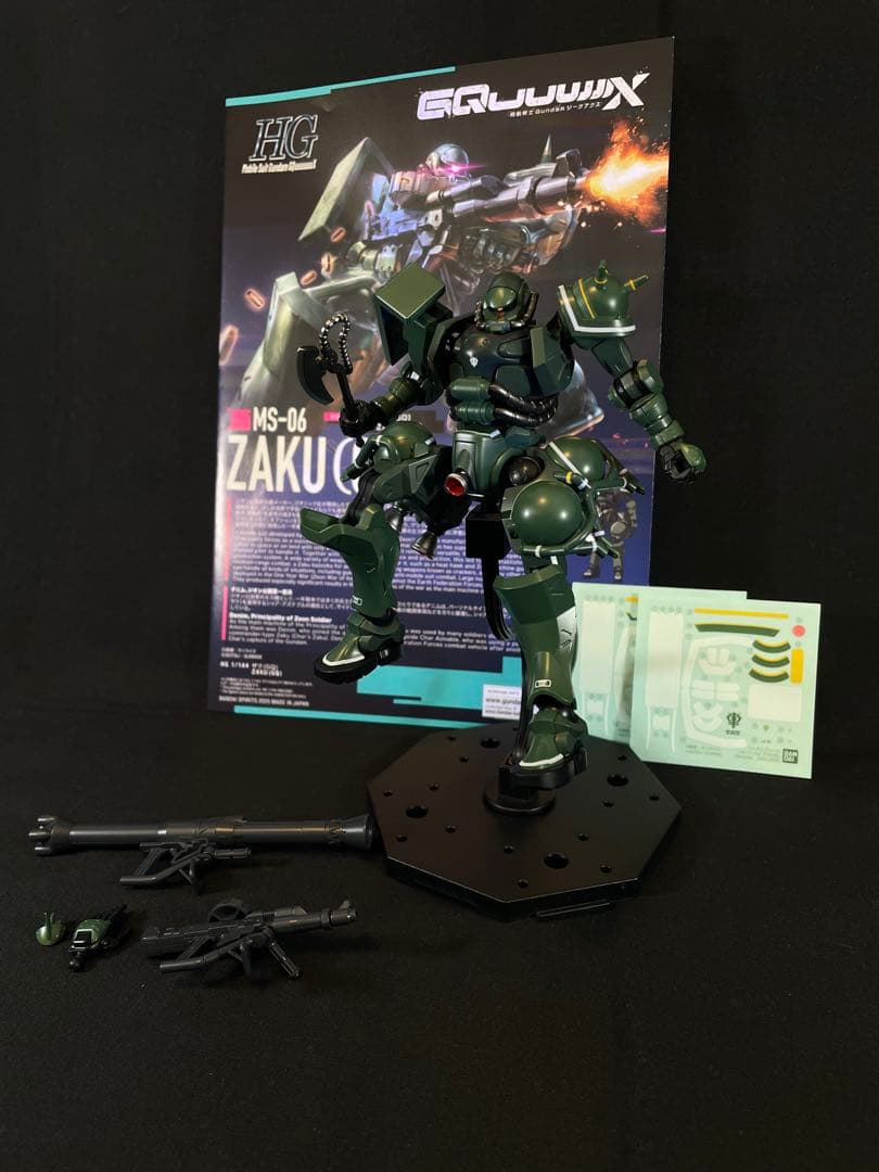 クンクン　製作依頼ページ　ザクGQ版3キット