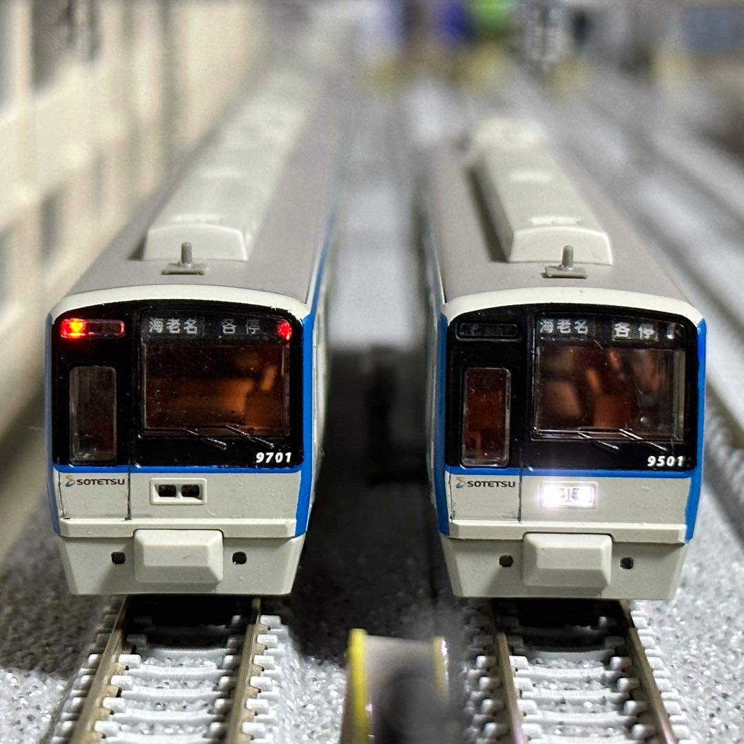<鉄コレ加工品>相鉄9000系 9701×10 ライト点灯化 鉄道コレクション