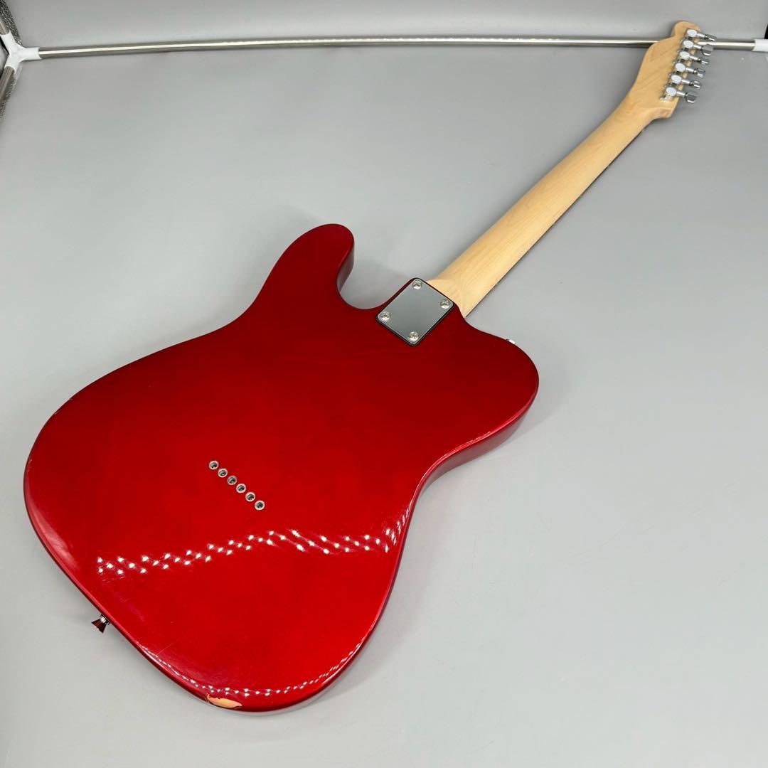 テレキャスター　fender ヘッド　メーカー不明　レッド