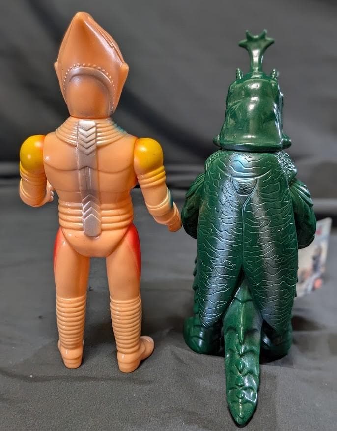 ジェットジャガー＆メガロ（Ｍ１号・ブルマァク復刻）ソフビフィギュア２体セット