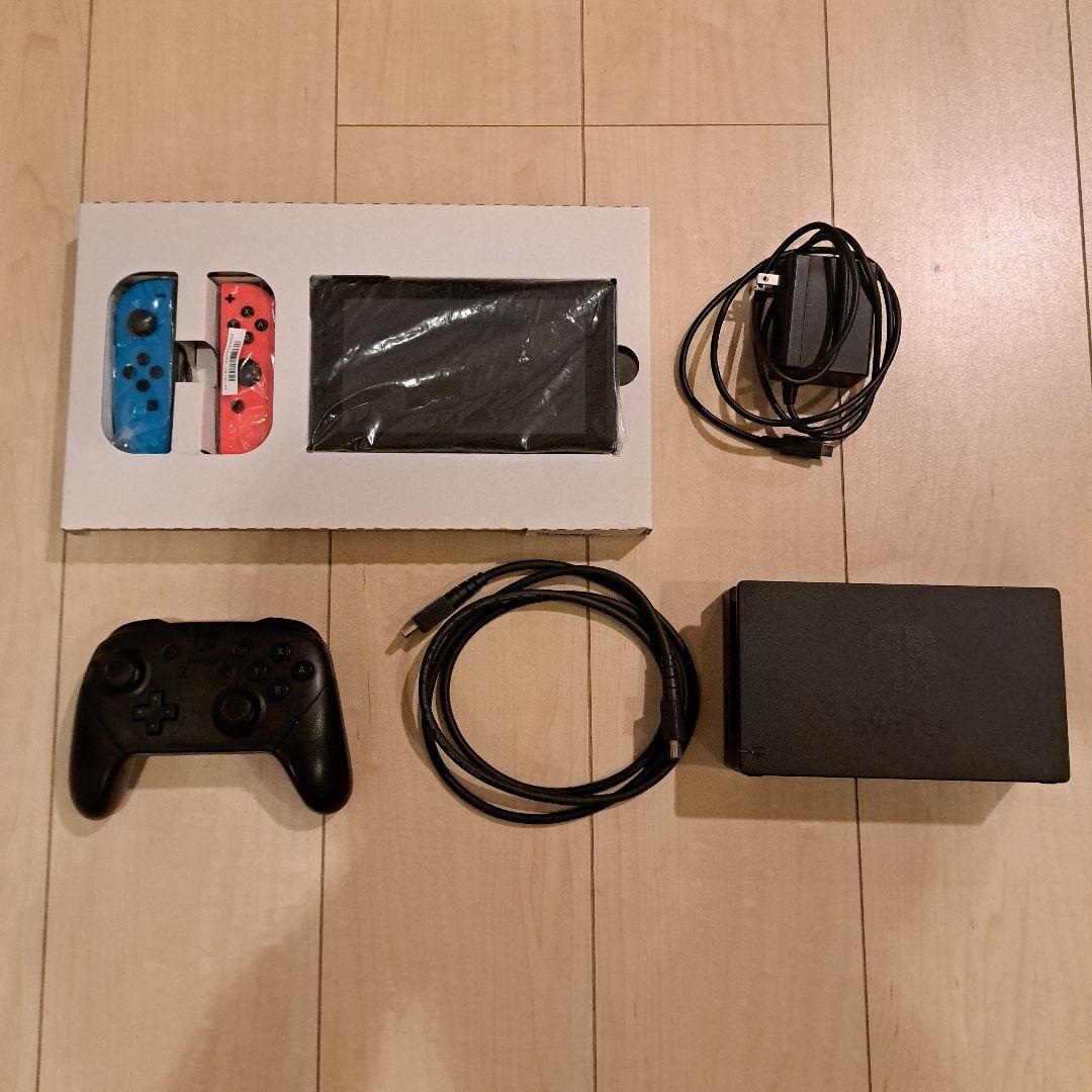Nintendo Switch 本体 Joy-Con、Proコントローラー付き