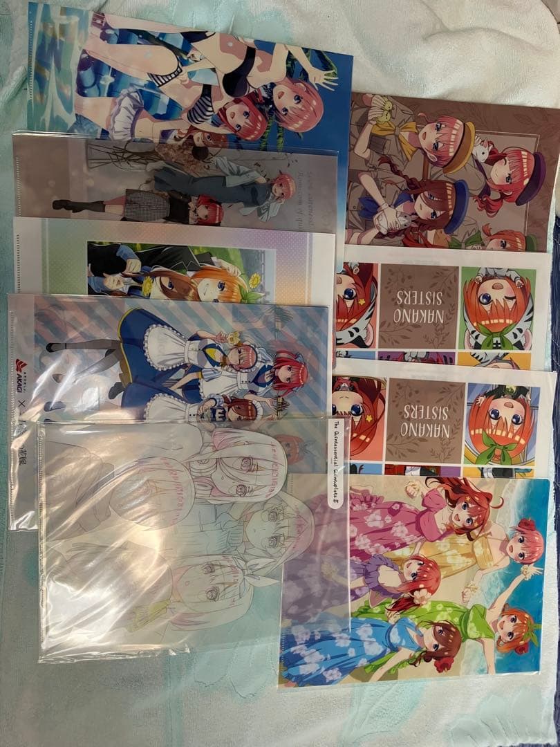 五等分の花嫁　クリアファイル　まとめ売り　44枚