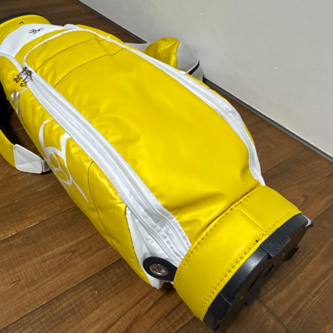 マンシングウェア　キャディバッグ　イエロー