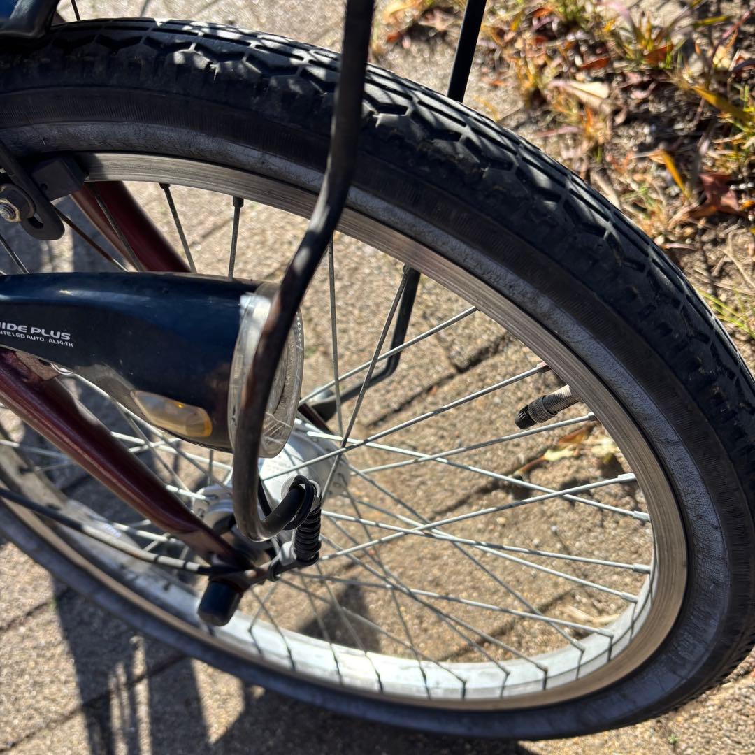 【直接の引き渡し希望】LANDSCAPE 折りたたみ自転車 ダークレッド