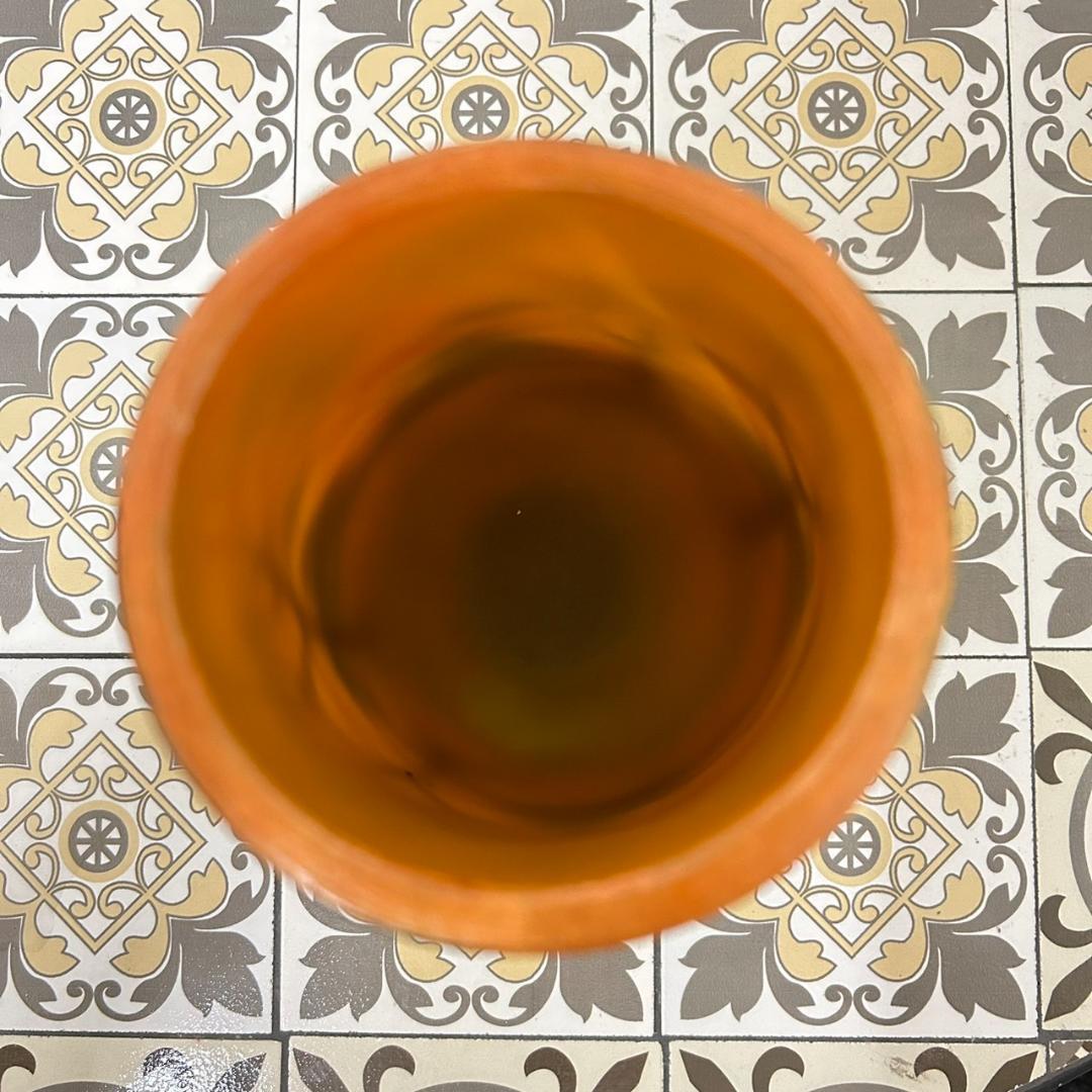 ドームナンシー 筒型　花瓶　高さ18cm 被せガラス　アンテルカレール　幹立体