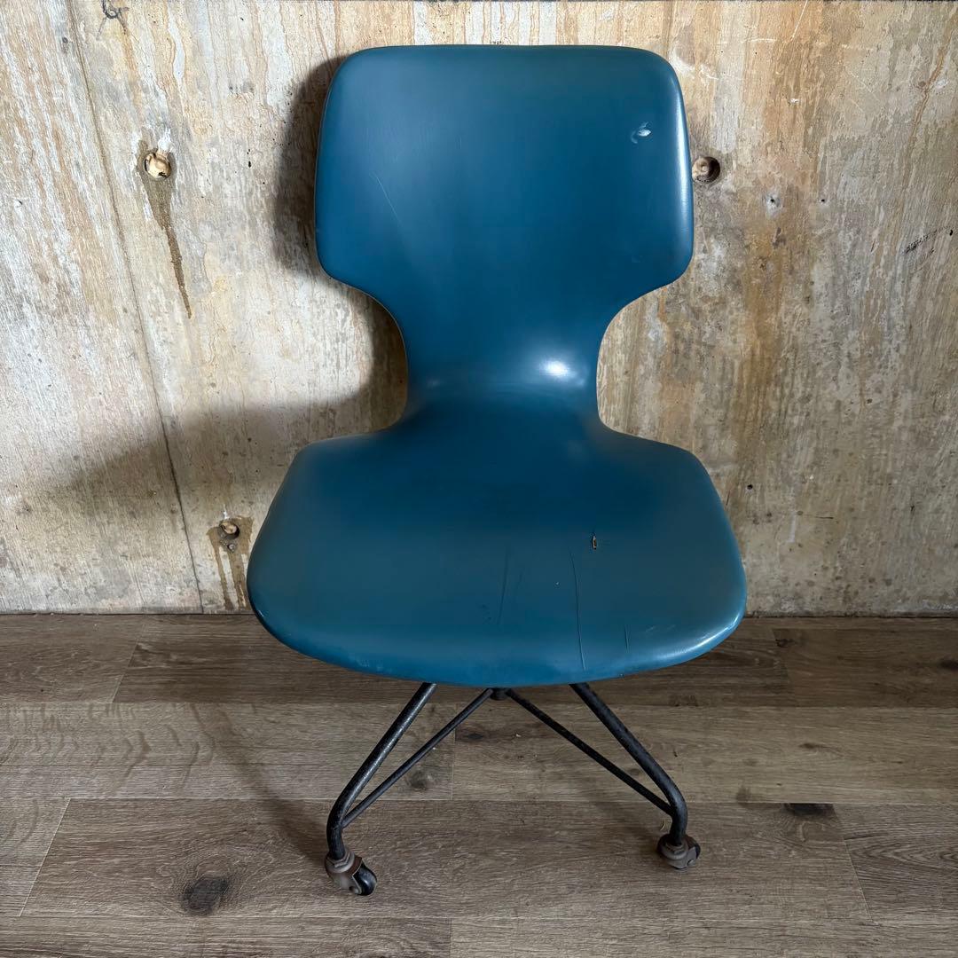 ヴィンテージ インダストリアル　キャスターチェア　ニッソー　ハイモールド