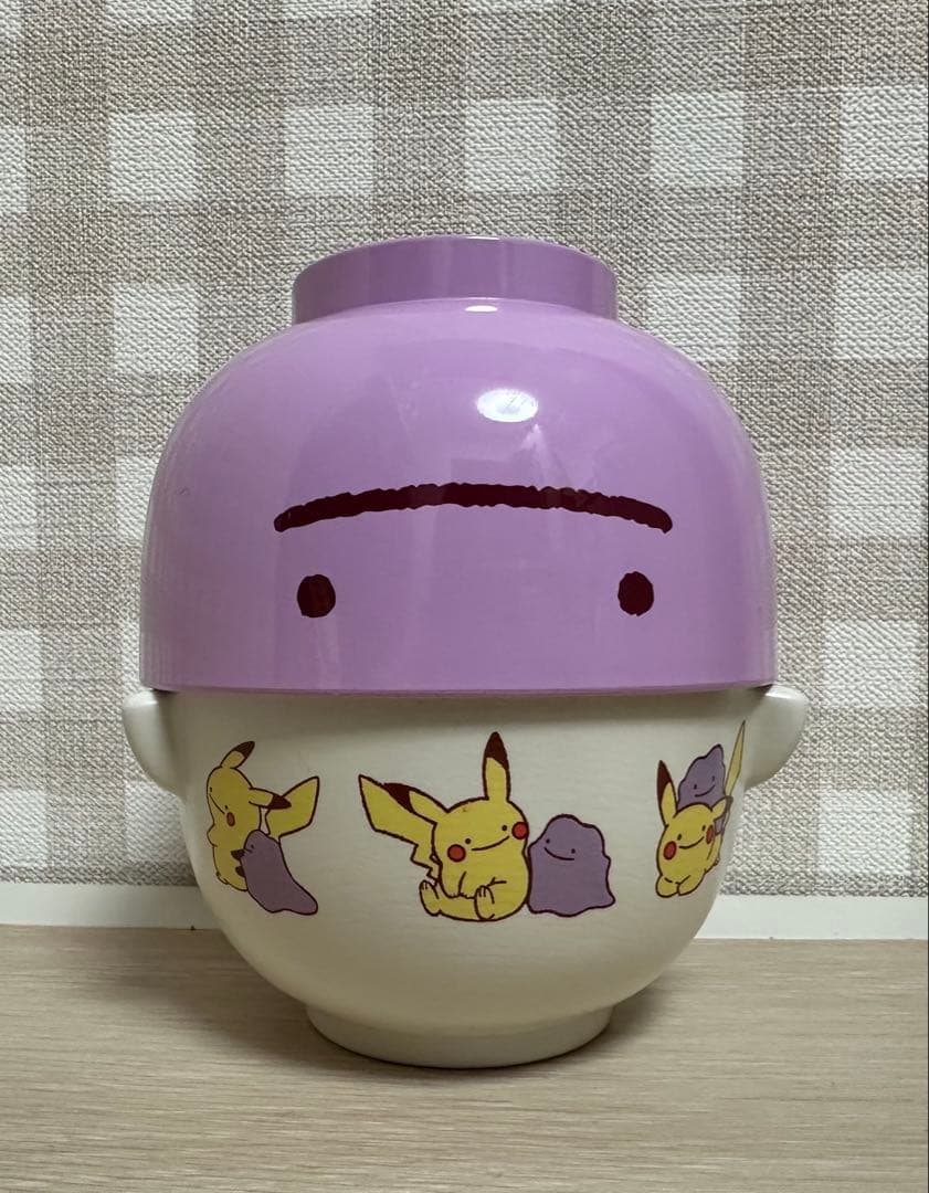 【レア】汁椀・茶碗セット　へんしん！メタモン