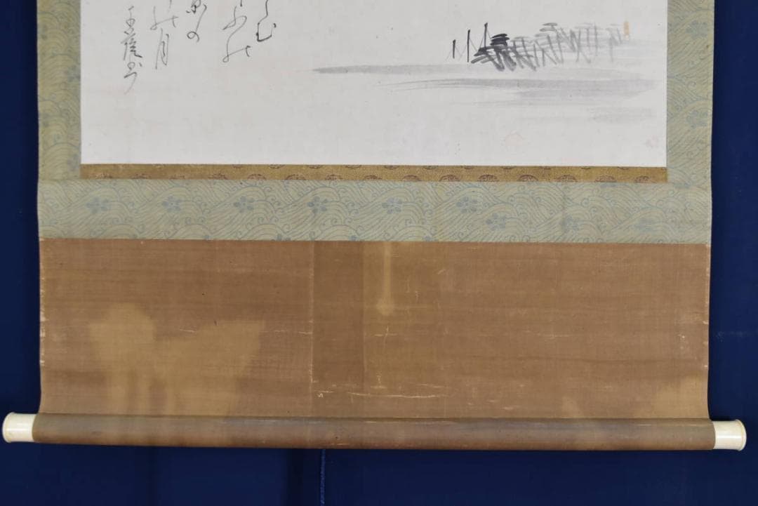 作者不詳/月画詩/掛軸☆宝船☆AB-452