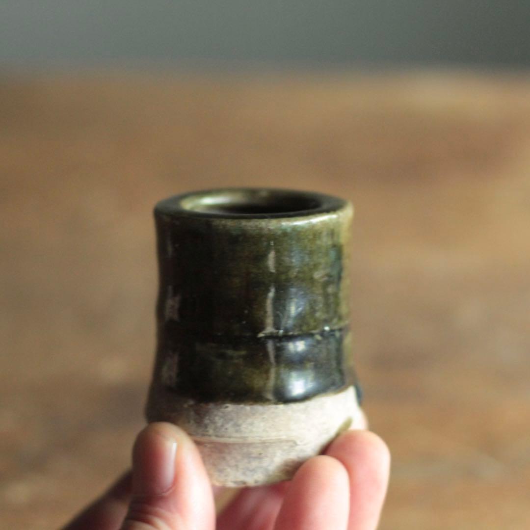 織部 筒香炉 野香炉 江戸時代 古美術 古道具 アンティーク