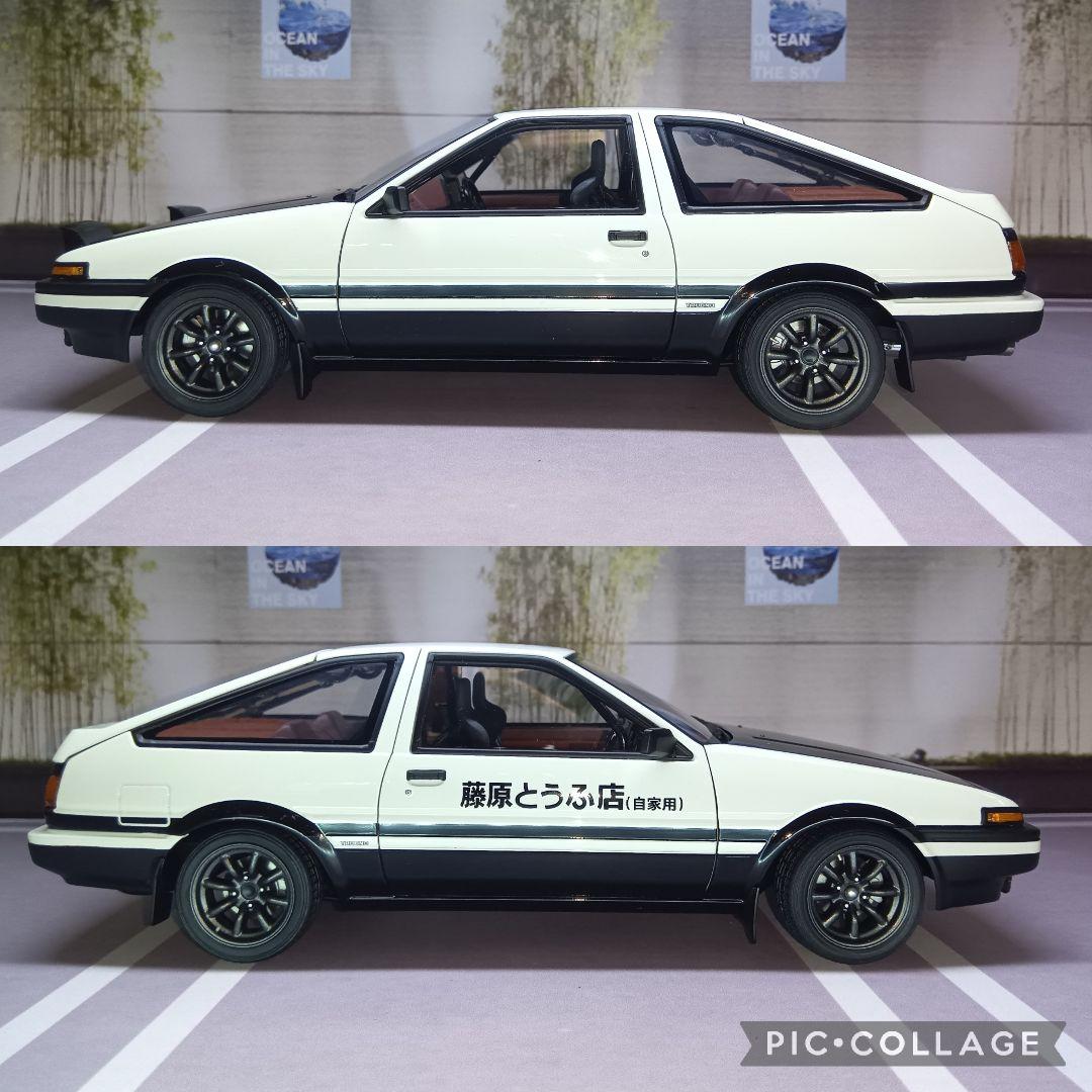 オートアート 1/18 トレノ 頭文字D(AE86) Final