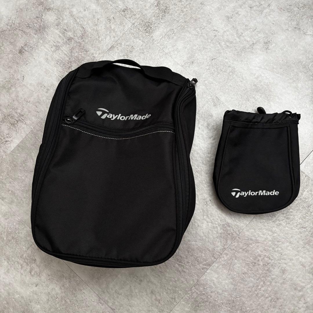 未使用　テーラーメイド　ゴルフバッグ　シューズケース　マルチポーチ　黒