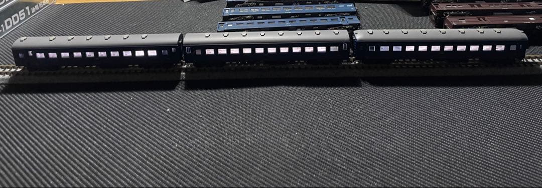 ト*タ様 KATO夜行鈍行からまつ9両フルセット、DD51重連セット