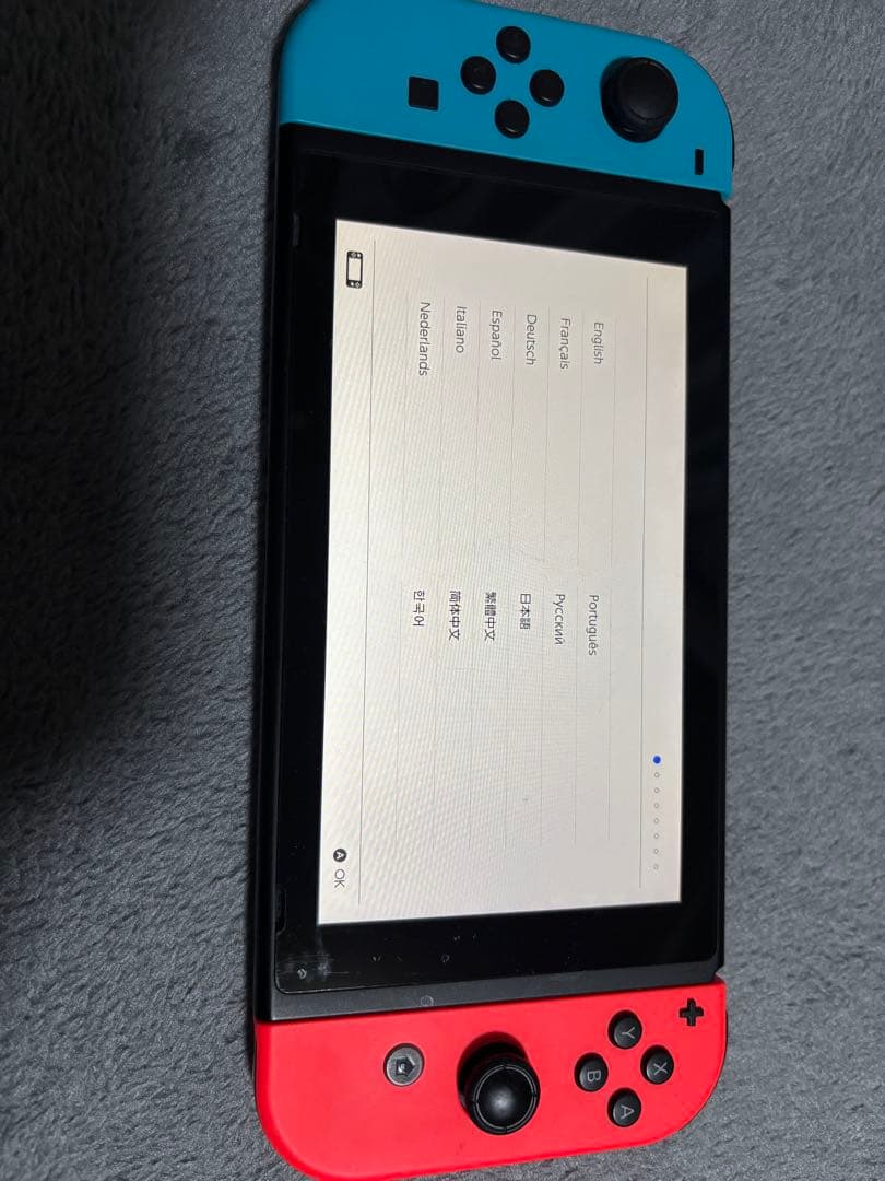 Nintendo Switch 本体 青赤