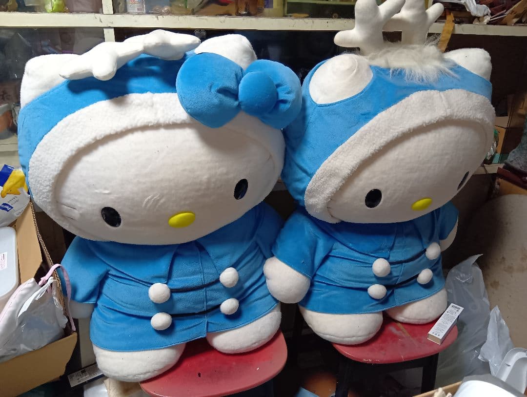 タイムセールハローキティダニエル1999年特大ぬいぐるみセットレトロ25周年限定