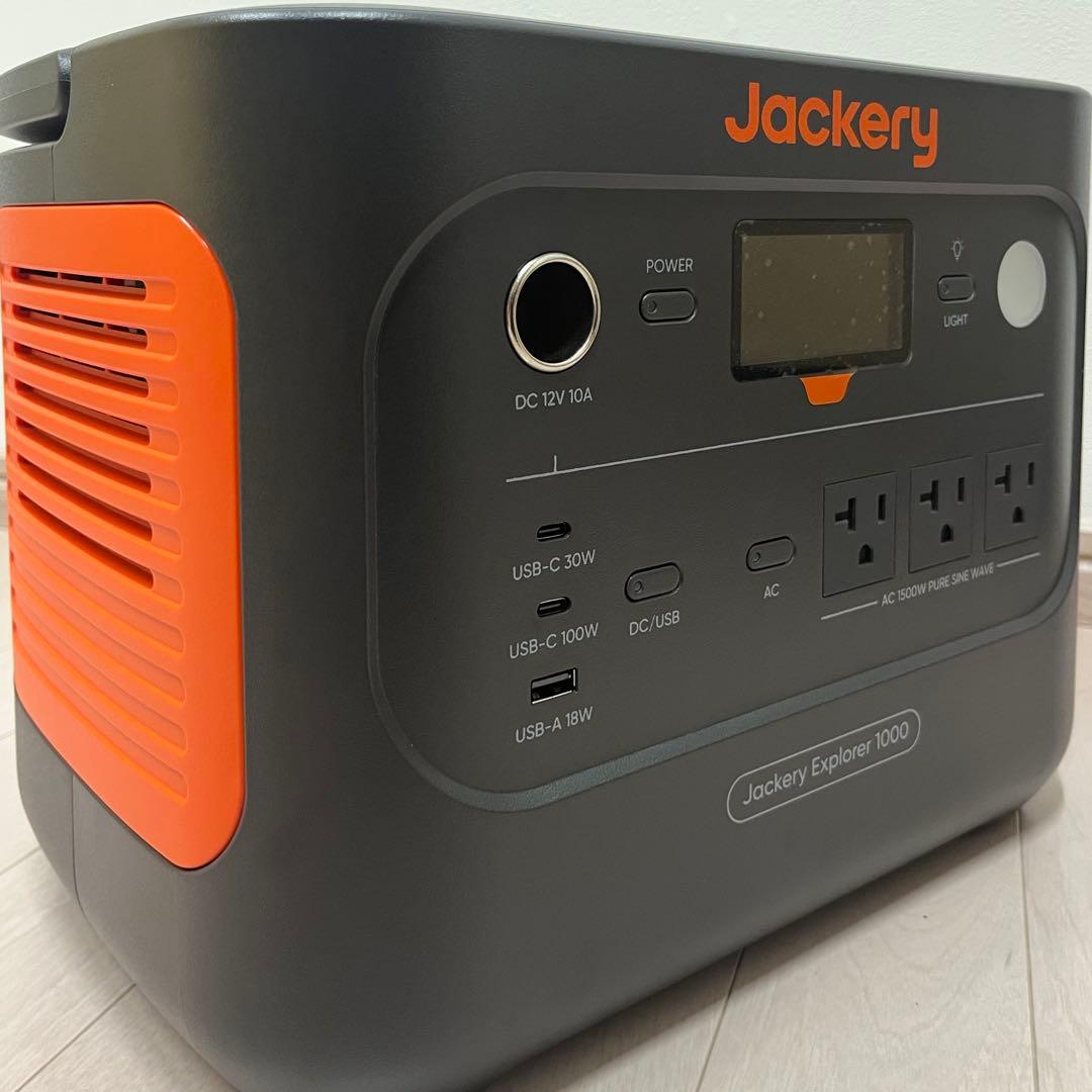 【ほぼ新品】Jackery Explorer 1000 ポータブル電源
