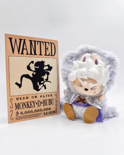 ポップマート ラブブ 改造フィギュア ワンピース ルフィ