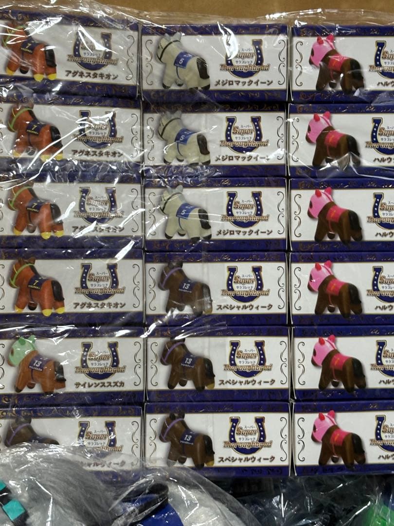 サラブレッドコレクションA&M社製アミューズメント品競馬 競走馬ぬいぐるみセット