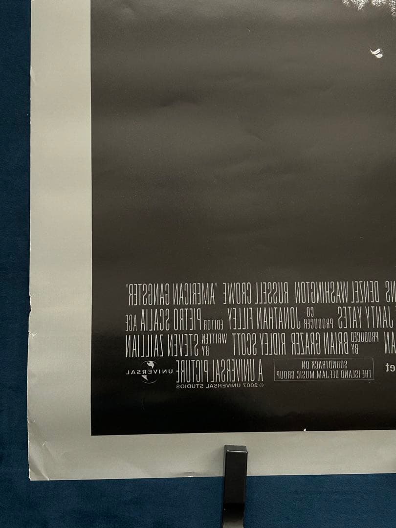 アメリカン・ギャングスター　USオリジナル映画ポスター