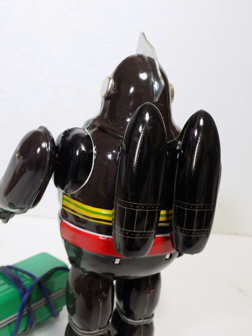 ビリケン　ブリキ　電動リモコン　鉄人28号　焦茶　動作品