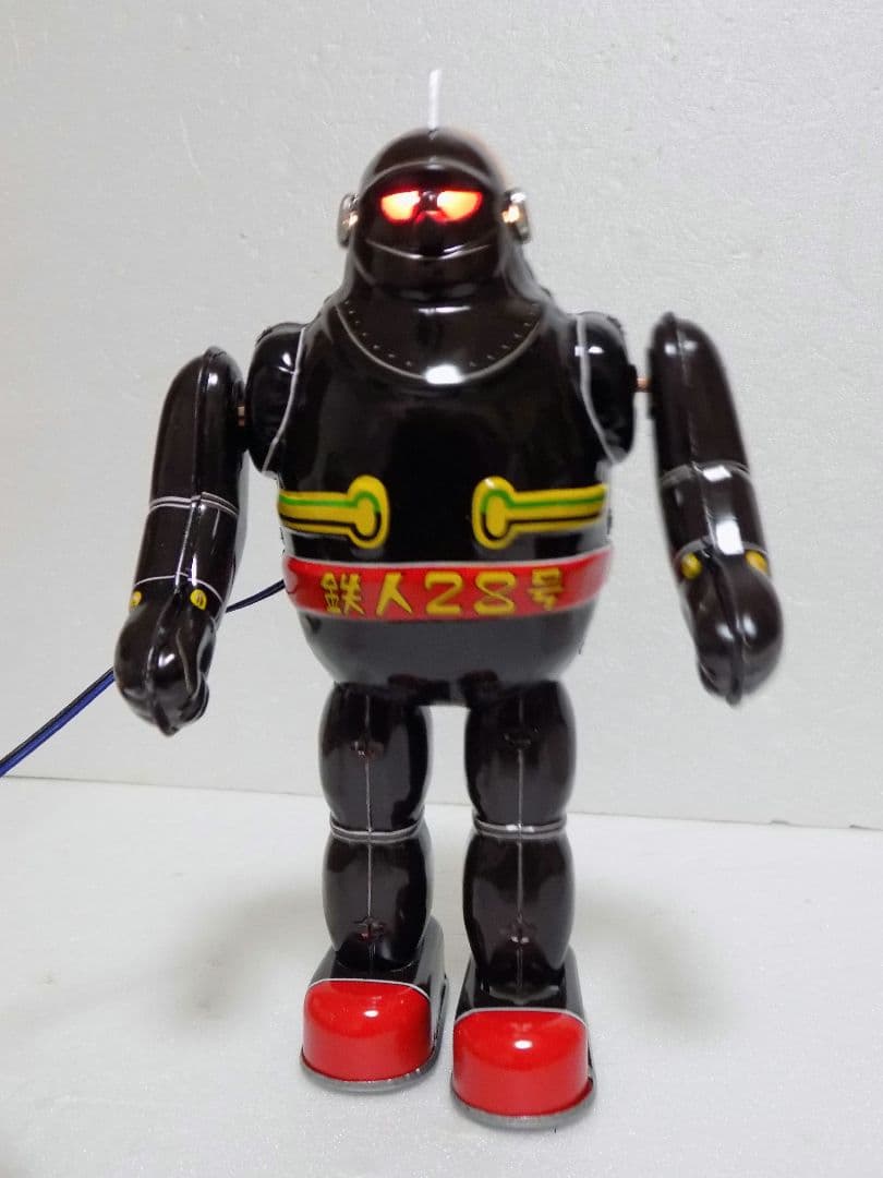 ビリケン　ブリキ　電動リモコン　鉄人28号　焦茶　動作品
