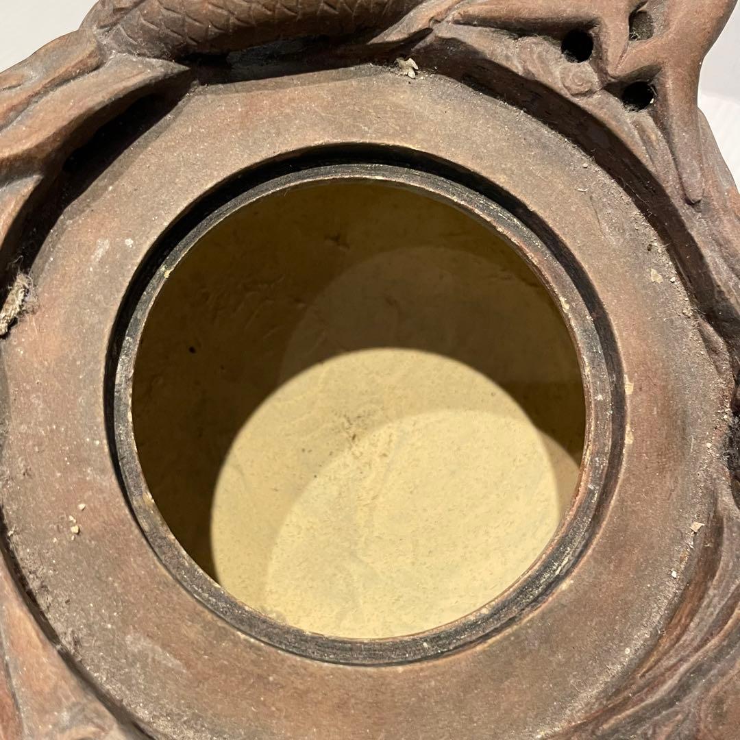 中国土産　急須　中国宜興 魚化龍　中国茶器　年代物　一点もの　アンティーク