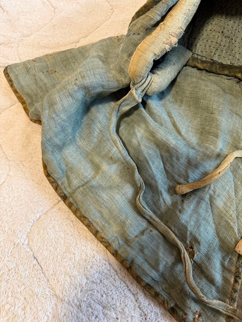 ⭕️ 江戸時代　鎖帷子　【鎖頭巾】　幕末　新撰組　忠臣蔵