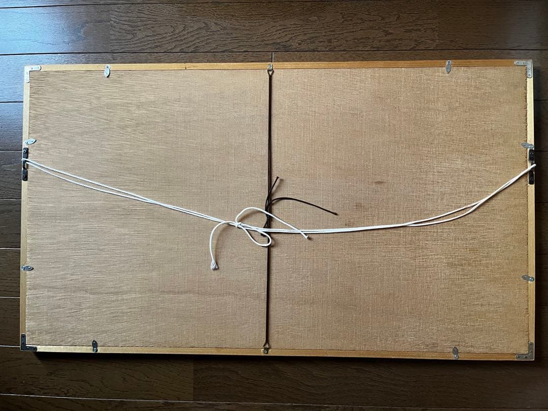 ★未使用★ゴッホ　「荒れ模様の空の麦畑」　額装　印刷物　1