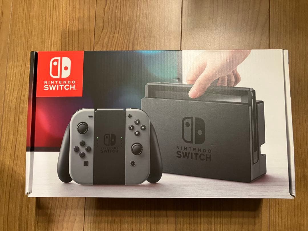 美品 Nintendo Switch 本体 グレー 付属品完備　スイッチ本体
