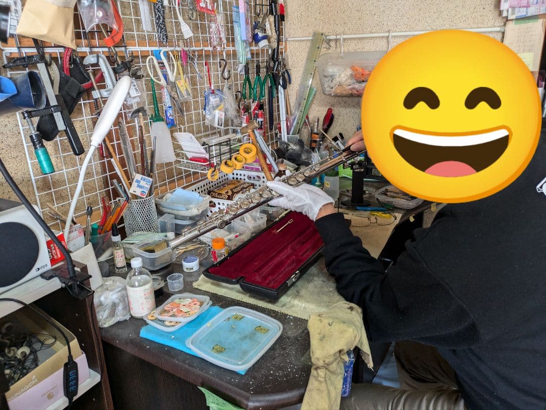 フルート　調整済　カワイKFL142ES（Eメカ.銀メッキ仕様）