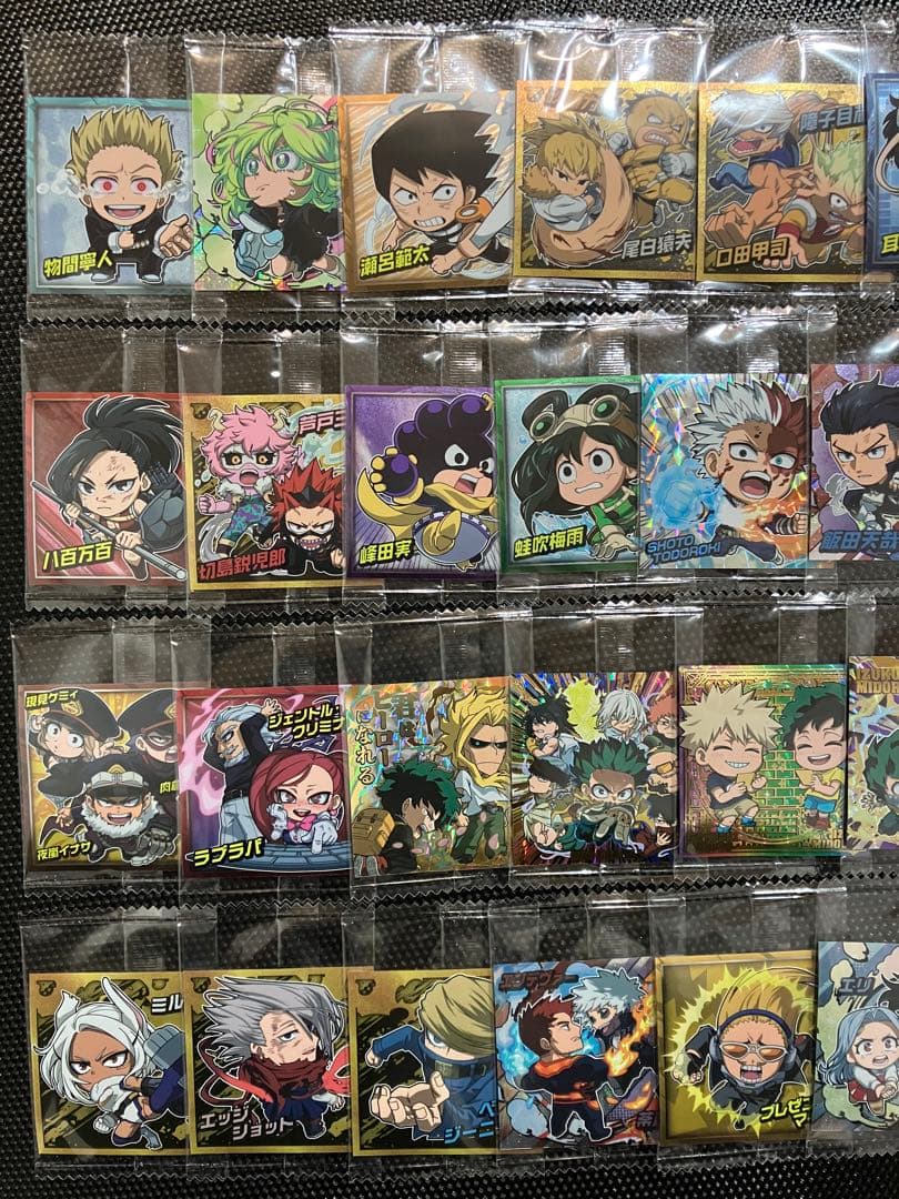 ヒロアカ　ウエハース　コンプ　全36種　爆豪勝己pur　OFA継承者pur