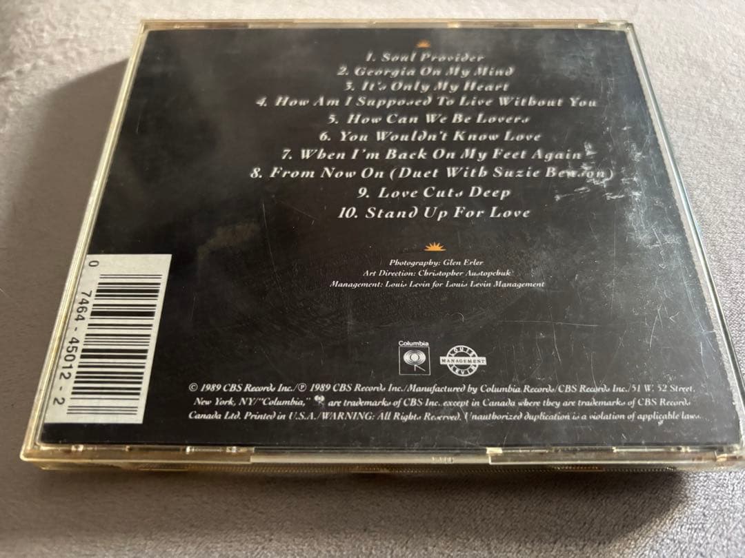 レア　マイケルボルトン直筆サインcd michael bolton